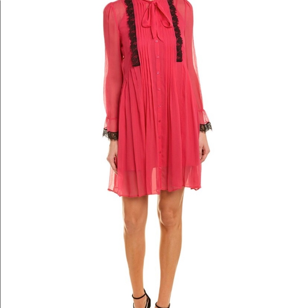 COPY - Kooples pleated silk shirtdress